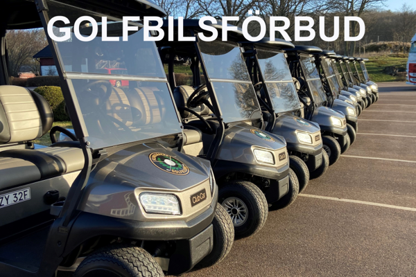 Golfbils-säsongen är över